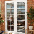 Modern aluminum  french patio double casement/ swing door